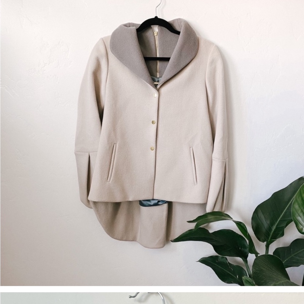 Elie Tahari | Gray Tinsley Wool Coat